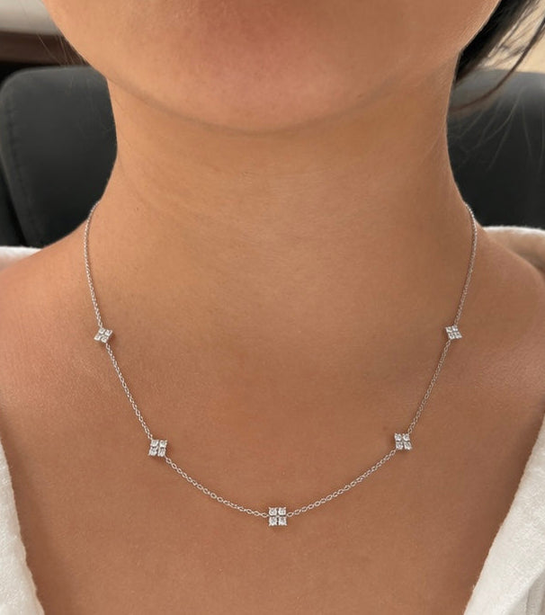The "Overachiever" Necklace in 14K Gold with Laboratory Grown Diamonds