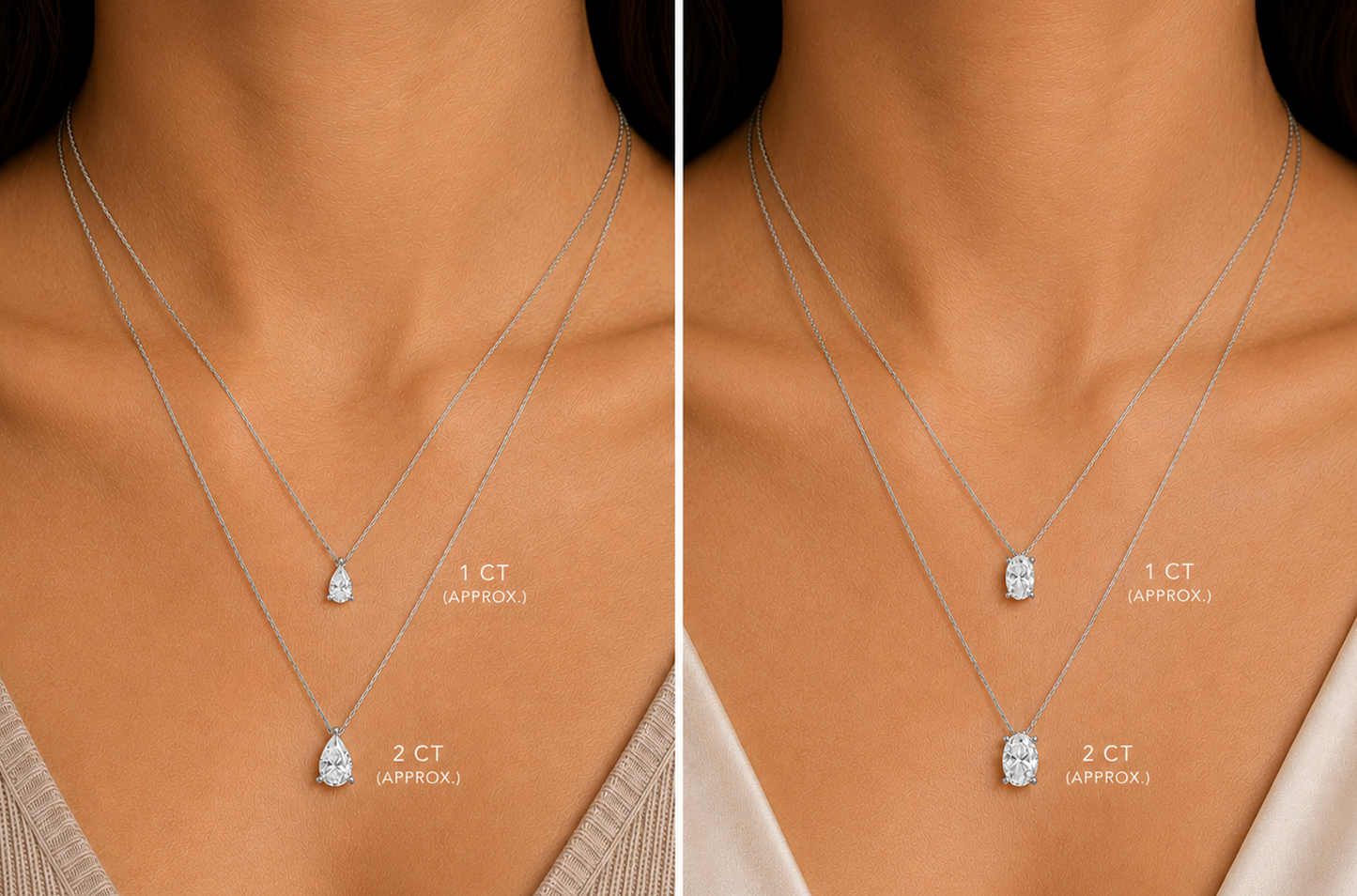 The "Main Character 2.0" Necklace in 14K Gold with Solitaire Laboratory Grown Diamond