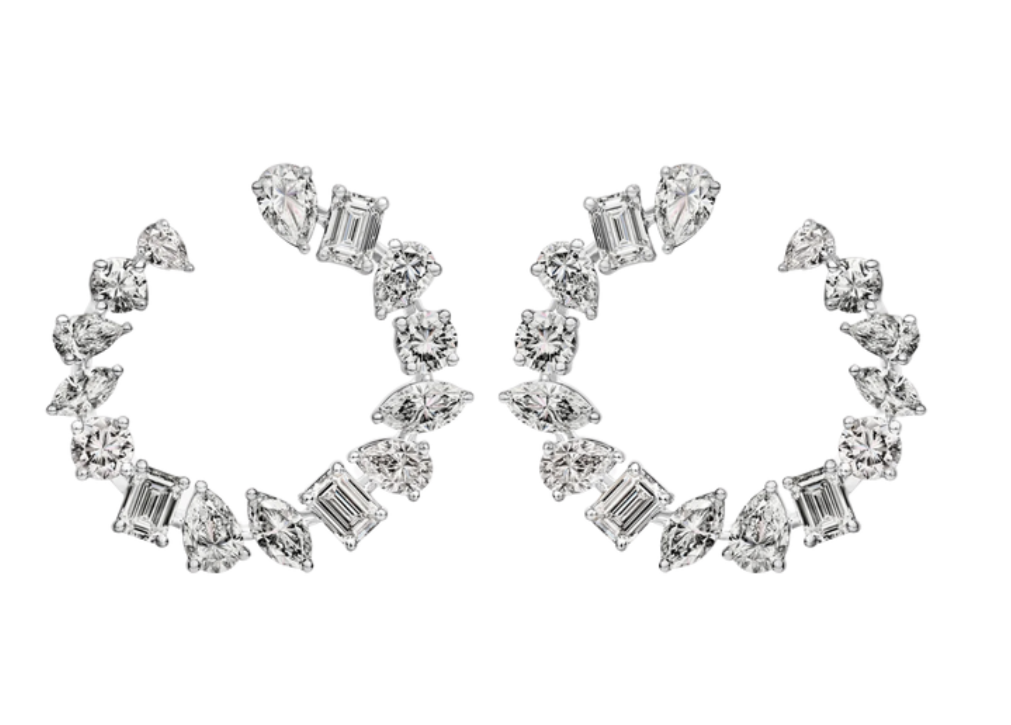 The "Whole Mood" Earrings in 14K Gold with Laboratory Grown Diamonds