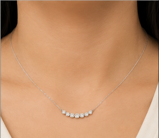 The "Lucky You" Necklace in 10K Gold with Laboratory Grown Diamonds